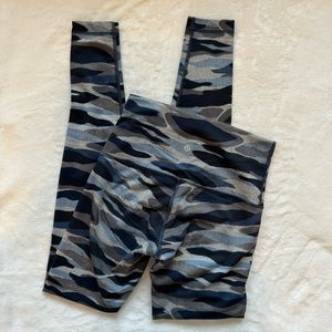 Lululemon Wunder Under High Rise Camo Leggings